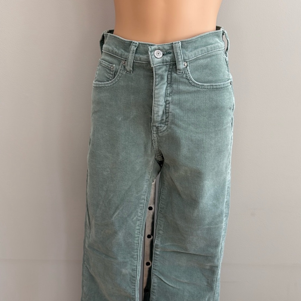 Lucky Brand High Rise Flare Corduroy Pants size 0/25 R, like brand new .